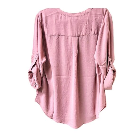 TORRID Plus Size Harper Georgette Pullover 3/4 Sleeve Blouse - Picture 9 of 16